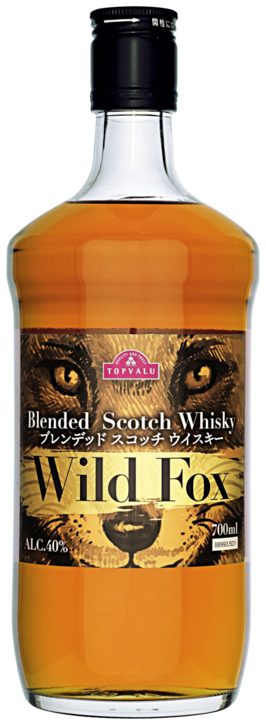 トップバリュ Wild Fox ブレンデッドスコッチウイスキー