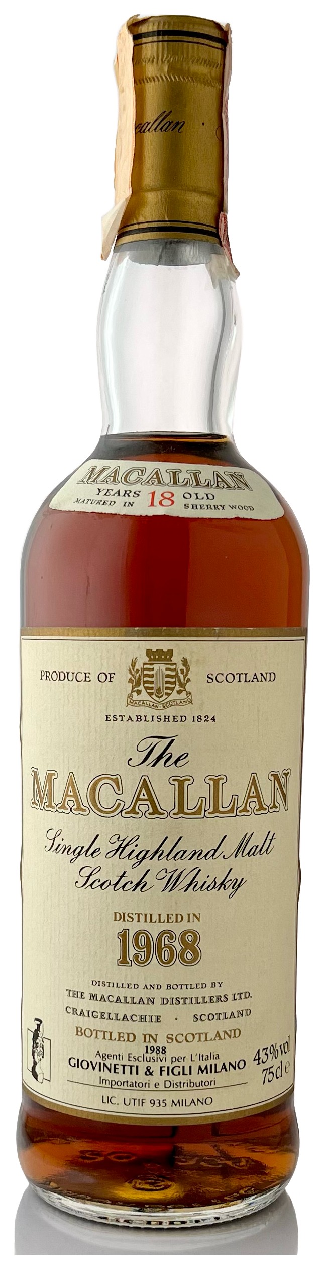 マッカラン 18年 1968 | WhiskyData