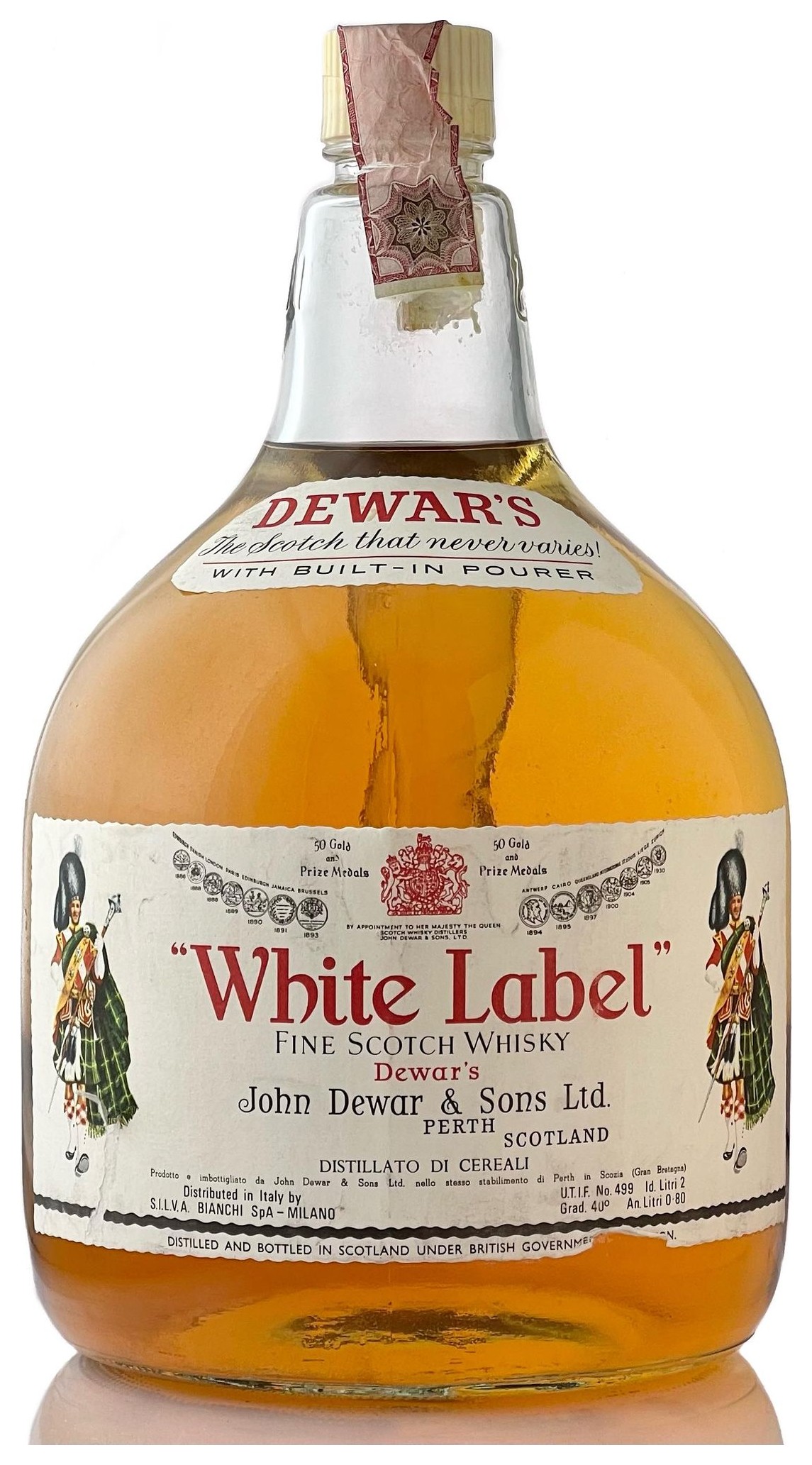 デュワーズ ホワイトラベル（2000ml）1970年代流通品 | WhiskyData