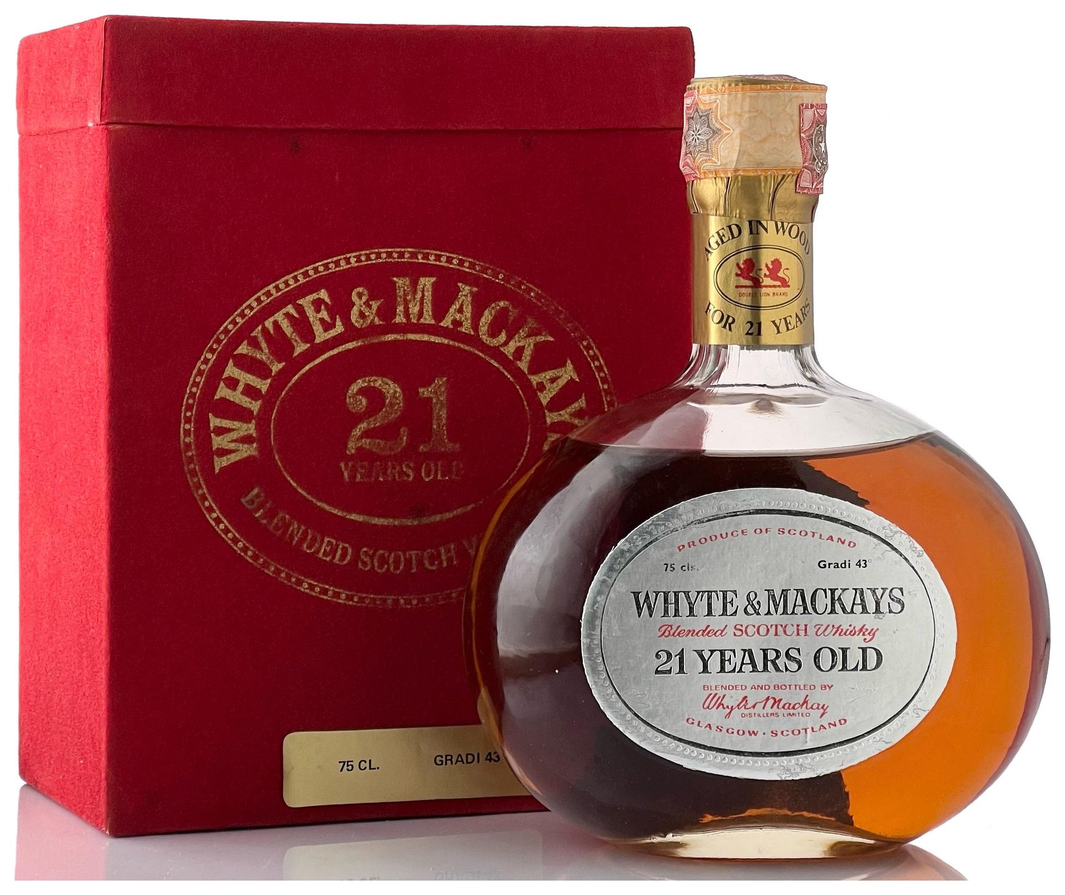 WHYTE & MACKAY 21年 スコッチウイスキー ホワイト＆マッカイ 21年 ジャコーネ | WhiskyData