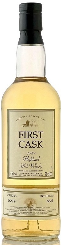 ブローラ 1981 23年 ファーストカスク | WhiskyData