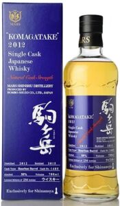 シングルモルト駒ヶ岳 2012 3年 ピーテッド バーボンバレル for SHINANOYA