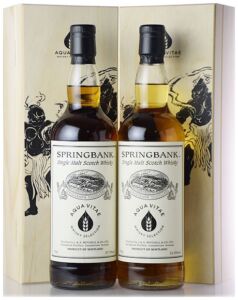 AQUA VITAE スプリングバンク 22年シェリー & 26年ホグスヘッド 2本セット for SHINANOYA